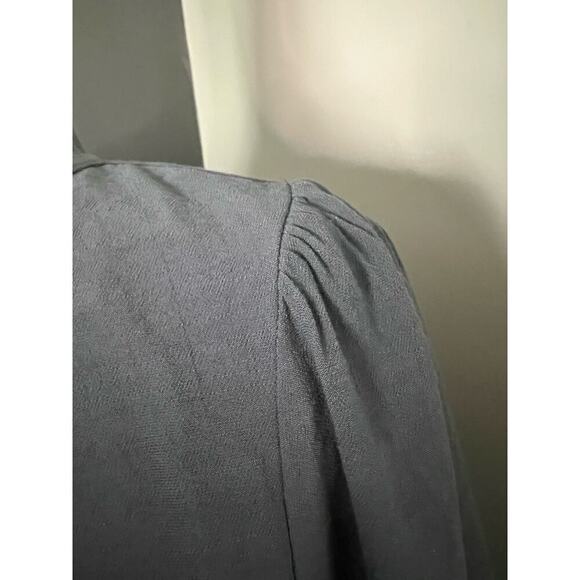 Nine West Woman's Gray Lined Ruffle Blouson Mini Dress- Size M - Picture 11 of 12